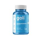 Goli Ashwagandha & Vitamin D Gummy - 60 Count - Mixed Berry, KSM-66, Vegan, Plant Based, Non-GMO, Gluten-Free & Gelatin Free Relax. Restore. Unwind, Pack of 1