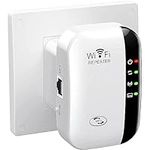 Gubbett 2023 Newest WiFi Extender, WiFi Repeater, WiFi Booster,Covers Up to 3000 Sq.ft and 45 Devices, Internet Booster - with Ethernet Port, Quick Setup, Home Wireless Signal Booster - White