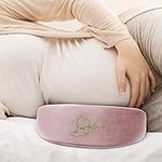 BARST Pregnancy Wedge Pillow for Sleeping, Maternity Wedge Pillow for Back Support, Memory Foam Belly Wedge Pillow for Side Sleeping for Belly Support Pink