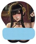 JWZPILLOW Spy Family Yor Forger Japanese Anime Figure 3D Mouse Pad with Wrist Rest Support Soft Silicone Oppai Computer Mousepads for Office (Version 1)