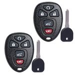 Key Fob Keyless Entry Transponder Ignition Key Fits for 2007-2014 Chevy Traverse Tahoe Suburban / GMC Acadia Yukon / Buick Enclave / 2007-2010 Saturn Outlook Remote Control Replacement OUC60270