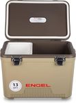 ENGEL Cooler Box 13qt (12.3 litres) Leak-Proof, Air Tight, Drybox Cooler for Camping, Fishing, Hiking, Small Hard Shell Lunchbox Cooler for Men & Women, 38 x 25.4 x 28.5 CM Small Cool Box