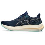 ASICS Women's GT-2000 12 Running Shoes, 8, BLUE EXPANSE/CHAMPAGNE