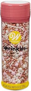 WILTON SPRINKLES 4.51oz - Rose pink pearl mix