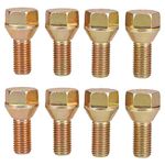 M12 x 1.5 Replacement Wheel Bolts for Trailer Hubs Hub Pack of 8