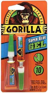 Gorilla Super Glue Gel, Two 3 Gram Tubes, Clear, (Pack of 1)