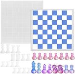 SENHAI Chess Board Resin Mold Set, 