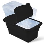 Silicone Extra Large Ice Block Molds with Lid - 8 lbs Giant Ice Bricks Tray Reusable Giant Ice Cube Bricks Maker Molds for Coolers&Ice Bath Tub Cold Plunge Water Chiller Accessories （Black）