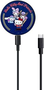 Sonix Magnetic Charger for MagSafe for iPhone 16, iPhone 15, iPhone 14, iPhone 13, iPhone 12 Series | Fast Wireless Charger x 6.5ft Cable (USB-C) (Hello Kitty & Friends Sports)
