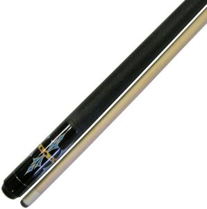 Iszy Billiards BND-05-42-17 Short 42" 2 Piece Hardwood Maple Pool Cue Billiard Stick 17 Oz,Blue Black