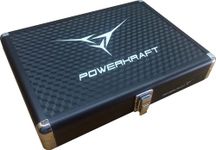 Powerkraft Table Tennis Aluminium ABS Premium Racket case - BLACK