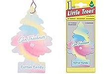 MAGIC TREE"LITTLE TREE" COTTON CANDY FRAGRANCE CAR AIR FRESHENERS PACK OF 12