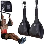 Zeus X Fitness Hanging Ab Straps - Heavy-Duty Accessory for Men and Women - Comfortable Padding for Core Exercises - Strength Building Equipment for Home Gym Workout