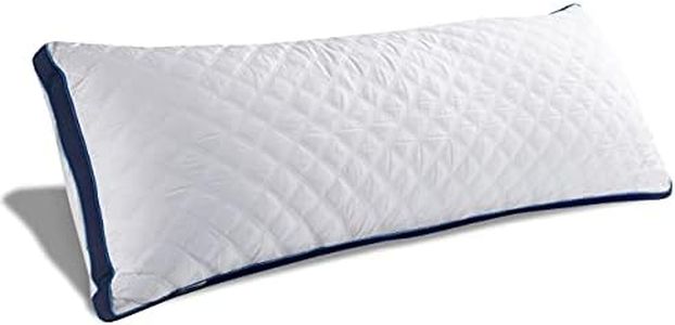 Oubonun Premium Adjustable Loft Quilted Body Pillows - Firm and Fluffy Pillow - Quality Plush Pillow - Down Alternative Pillow - Head Support Pillow - 21"x54"