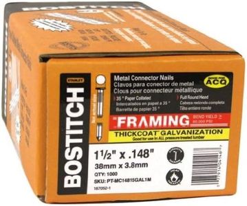 Connector Nails, Galvanized Metal, 1.5 x .148-In., 1,000-Ct.