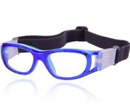 VOLOCOVER（TM）Unisex Kids Protective Sports Goggles Glasses for Basketball Football Volleyball Squash Hockey (Blue)