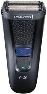Remington F2 Men's Electric Shaver (Cordless, Dry Shave, Foil Shaver with Flexing Foils, Pop-up Detail Trimmer, 40-Minute Usage, 16-Hour Charge) F2002