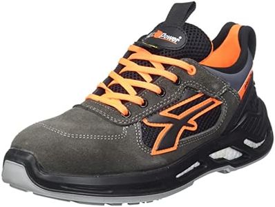 U-Power - Baskets de sécurité Basses avec Renfort Anti-Shock Ryder - Usage général - ESD S1P SRC 42 - Gris/Orange