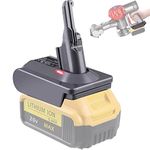 V8 Battery Adapter for Dewalt 20V Lithium Battery Converted to Replace for Dyson V8 Battery, Works with Dyson V8 Series Animal Absolute Vacuum Cleaner(DW20V8 Adapter ONLY)