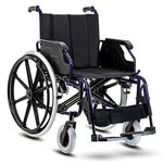 KosmoCare Elegant Heavy Duty Heavy Duty Premium Aluminium Self Propelled Model Ideal for Heavy patients