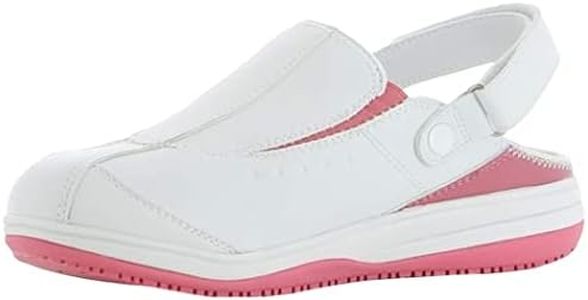 Oxypas Medilogic Iris Slip-resistant, - Sabots de soins infirmiers antistatiques - Blanc (fux) - 36 EU