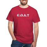 CafePress - G.O.A.T - Greatest of All Tim - 100% Cotton T-Shirt Cardinal