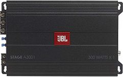 JBL StageA3001 Mono-Compact Footprint Amplifier,Peak Power 600W,300W RMS, Full ON-Board Protection. Can Control Gain, Freq, Level, LPF Frequency & Phase.Ideal to Power TubeSubwoofer or BoxSubwoofer