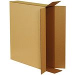 Aviditi 28524FOL Side Loading Boxes, 28-Inch X 5-Inch X 24-Inch, Kraft (Pack of 10)