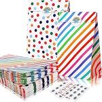 Party Favor Bags,Paper Party Bags,Small Paper Bags,Birthday Party Bags for Kids Party Gift Bags Small,Kraft Paper Loot Bags Sweet Bags Goodie Bags Candy Bags Treat Bags Wrapped Bags Gift Wrap Bags,Wedding Favor Bags,Kids Party Bags for Birthday Wedding...