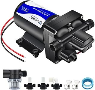 TDRFORCE 12V DC RV Fresh Water Pump 5 GPM Pressure Increase Booster Pump 70 PSI Transfer Pump Self Priming on Demand Water Pump Diaphragm Pump Washdown Pump for Boats Inline Water Pump…