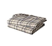 Bacati Crib Fitted Sheet, Khaki Plaids Yarn Dyed (Pack of 2)