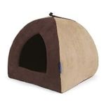 Cat Bed Ancol Sleepy Paws Pyramid - Faux Suede