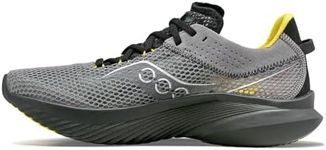 Saucony Men's Kinvara 14 Running Shoe, Gravel/Black, 15M US