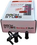 Rackstuds DUO20 1RU Rack Mount Solution Series II – No More Cage Nuts! The Easiest and Safest Server Rack Solution in 19" Racks with Square Punched Vertical Rails | 20-Pack, Universal Version