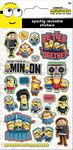 Paper Projects 01.70.06.161 Minions: The Rise of Gru Sparkly Stickers | Official Licensed Product | Reusable on Non-Porous Surfaces, White, 19.5cm x 9.5cm