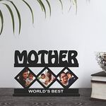 GIFT JAIPUR Mother Personalised Wooden Photo Table Top 11 X 8 in - Birthday Mothers Day Sorry Gift for Mom Mother, Tabletop