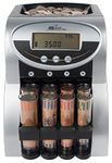 Royal Sovereign Electric USD Coin Counter/Sorter, 2 Rows with Patented Anti-Jam Technology and Value Counting, Silver (FS-2N)