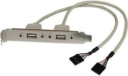 StarTech.com 2 Port USB A Female Slot Plate Adapter (USBPLATE)