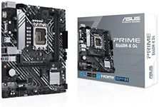 ASUS Prime B660M-K D4 Intel® B660 LGA 1700 mATX motherboard with PCIe 4.0, two M.2 slots, DDR4, Realtek 1Gb Ethernet, HDMI® , D-Sub， front USB 3.2 Gen 1, Asus Lighting Control