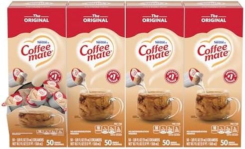 Nestle Coffee-mate Coffee Creamer, Original, Liquid Creamer Singles, 50 Count (Pack of 4)