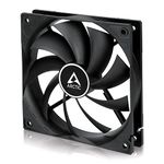 ARCTIC F12 - PC Fan, 120mm Case Fan, Low Noise, Quiet motor, Computer, Fan Speed: 1350 rpm - Black