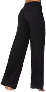 Sunzel Flare Yoga Pants Women, Wide Leg Sweatpants with Pockets, High Waist Tummy Control Comfy Lounge Pant