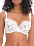 Daydreaming Plunge Bra Flora White White 36E