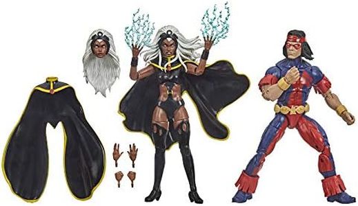 Marvel Hasbro X-Men Series - Action Figure da collezione Storm and Thunderbird, 15 cm