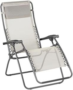 Reclining Garden Chair / Zero Gravity Chair Rsxa Seigle Ii Lafuma Mobilier