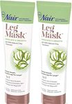 Nair Leg Mask Clay Exfoliate & Smooth 8 Ounce Tube (Pack of 2)