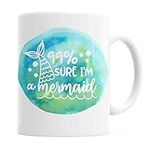 Mermaid Coffee Mug for Women, Cute 