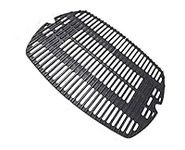 GFTIME 27.3x 38.8CM 7645 Cast Iron Cooking Grate Grids for Weber Q200, Q220, Q2000 Series, Q2400 Gas Grill, Barbecue Grill Parts Grill Grids Replacement for Weber 7645 65811.