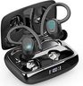 Wireless Earbuds, Wireless Headphones Running Bluetooth 5.3 Headphones with Mic, Wireless Earphones IP7 Waterproof Ear Hooks, Noise Cancelling Earbuds Stereo Sound, 48H, USB-C, Headsets for Sport