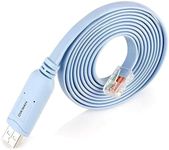 OIKWAN Console Cable USB to RJ45, USB Cable Compatible with Routers/Switch/Windows 7, 8,10,11 (10ft)